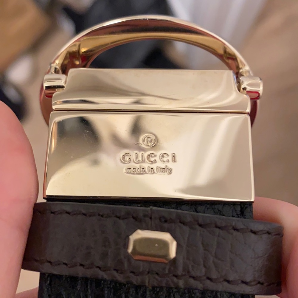 Gucci double sided belt